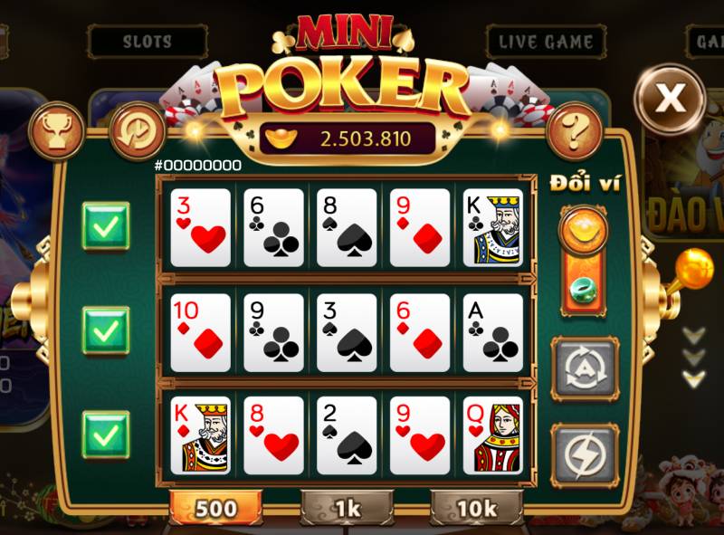 Cach Choi Mini Poker De Hieu