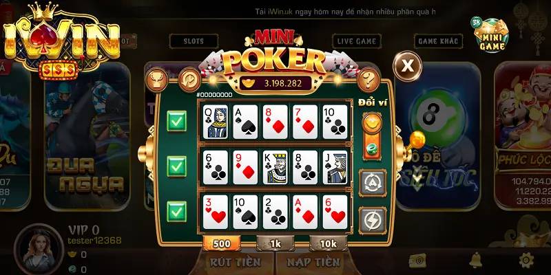 Mini Poker Là Gì? Trải Nghiệm Game Cực Hay Trong Làng Cá Cược