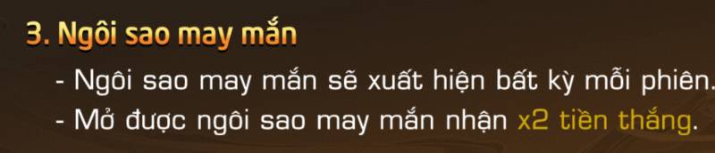 Ngôi sao may mắn – Điểm nhấn đặc biệt